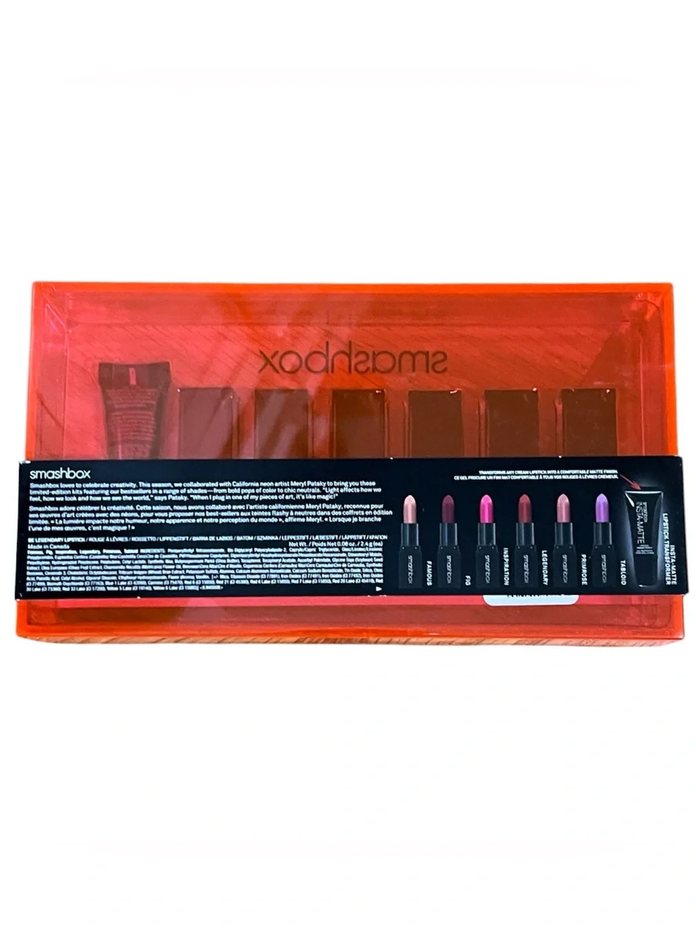 LE Smashbox Light It Up Lipstick + Lip Mattifier Set